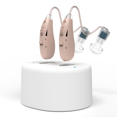 Best Hearing Aids for Seniors - Affordable, Rechargeable OTC Hearing Aids with Magnetic Charging,Ergonomic Fit