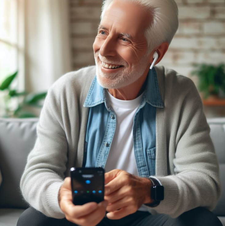 The elderly feel much more confident with their hearing aids.